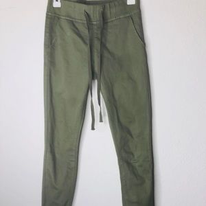 V.I.P Olive Cuffed Joggers